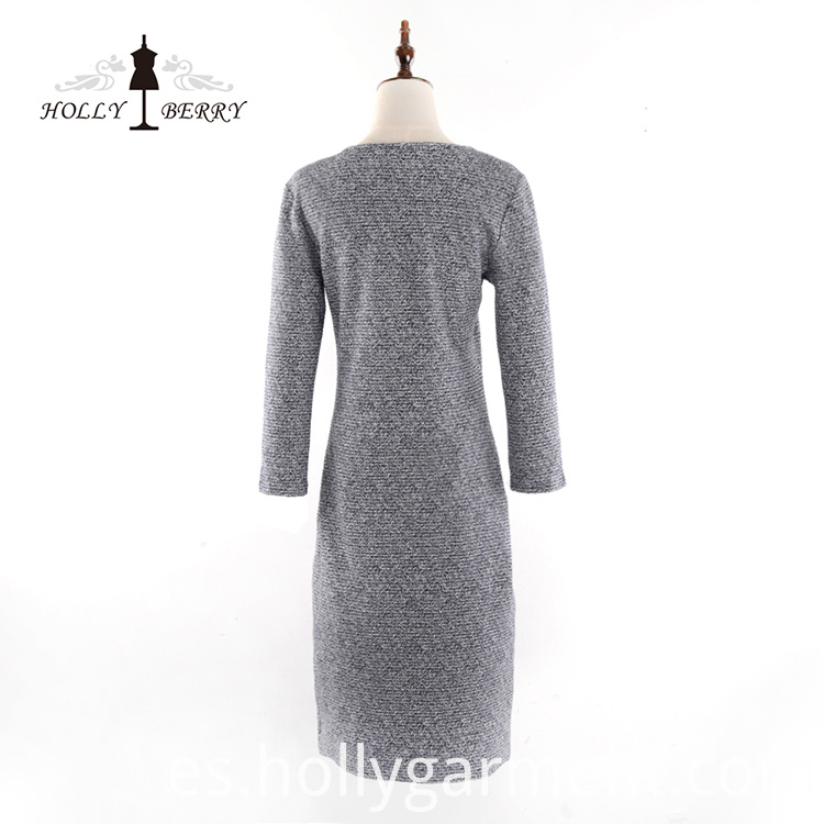 Vestido de manga larga mujer Women Long-Sleeve Dress